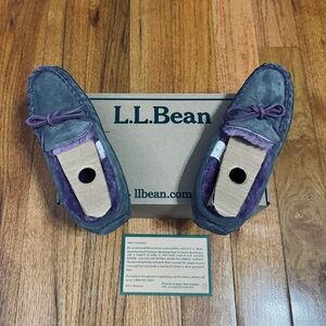 LL Bean Kids Wicked Good Slippers - Size 4 - Graphite - NIB